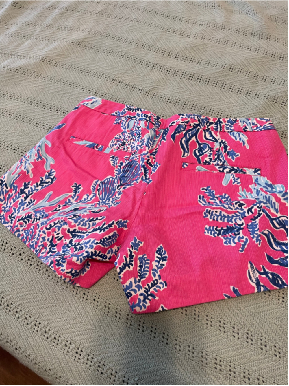 Women's Lilly Pulitzer Shorts Size 00 Pink coral coastal prep - Picture 7 of 8